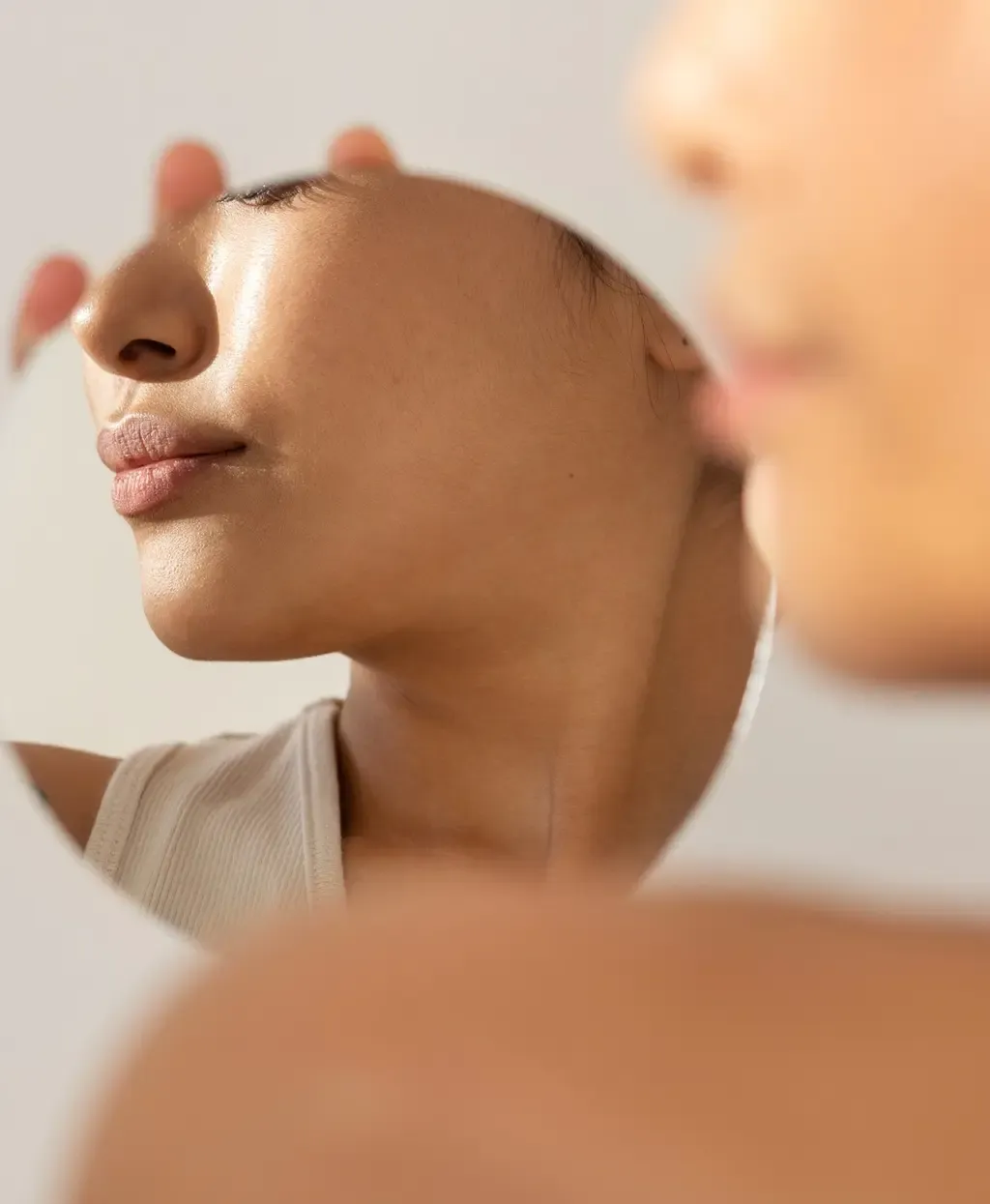 Strahlende Haut nach einem Aqua Facial